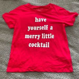 Christmas cocktail tee